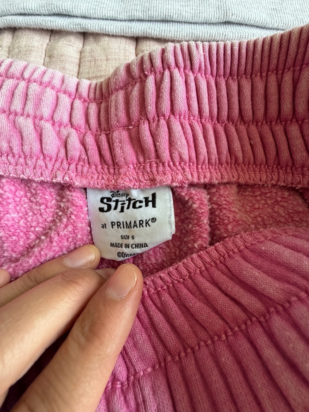 Primark Pink & Gray Stitch Sweatshirt and Joggers Set - Picture 6 of 6